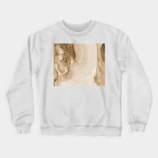 Sepia Antique White Abstract Art Crewneck Sweatshirt